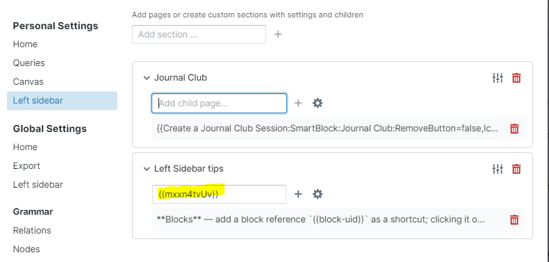 adding a block